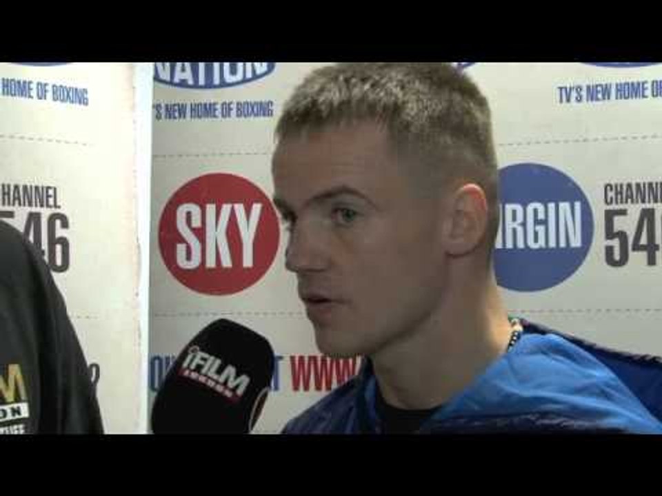 FRANKIE GAVIN WEIGH-IN INTERVIEW FOR iFILM LONDON / WITTER v GAVIN