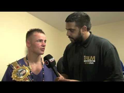 FRANKIE GAVIN POST-FIGHT INTERVIEW FOR iFILM LONDON / GAVIN v WITTER