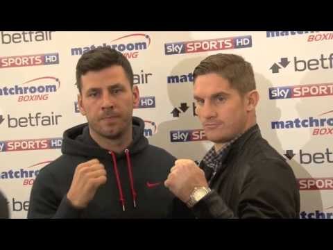 DARREN BARKER v KERRY HOPE / HEAD TO HEAD FOOTAGE / iFILM LONDON / CHRISTMAS CRACKER 2012 PRESSER