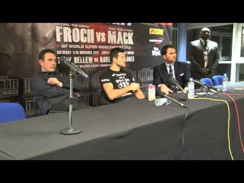 CARL FROCH v YUSAF MACK POST FIGHT PRESS CONFERENCE / iFILM LONDON