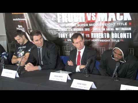 Carl Froch v Yusaf Mack / Bellew v Bolonti Final Press Conference / iFilm London / True Brit