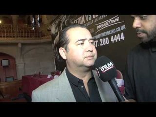 ROBERTO DIAZ (GOLDEN BOY MATCHMAKER) INTERVIEW FOR iFILM LONDON / HATTON v SENCHENKO PRESSER