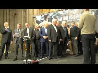RICKY HATTON v  VYACHESLAV SENCHENKO - OFFICIAL WEIGH-IN / iFILM LONDON