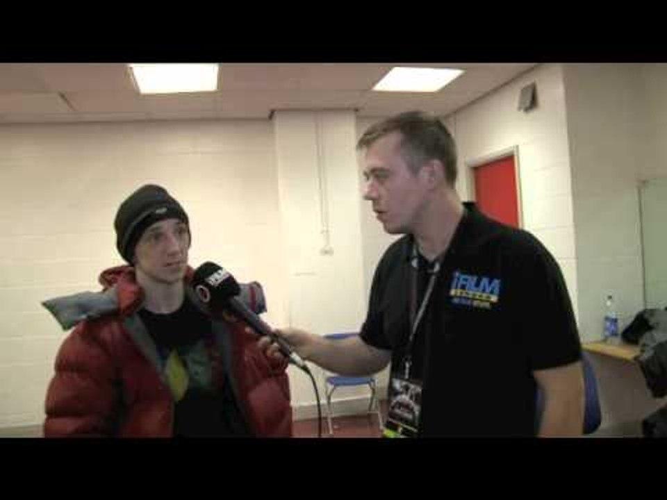 JAZZA DICKENS POST-FIGHT INTERVIEW FOR iFILM LONDON / DICKENS v VARELA