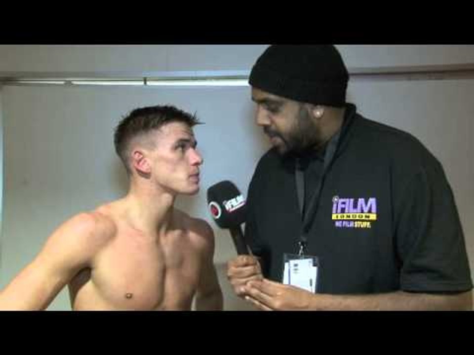 MARTIN J WARD POST-FIGHT INTERVIEW FOR iFILM LONDON / WARD v CARR