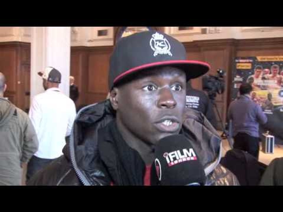 ERICK OCHIENG WEIGH-IN INTERVIEW FOR iFILM LONDON / OCHIENG v MAXWELL