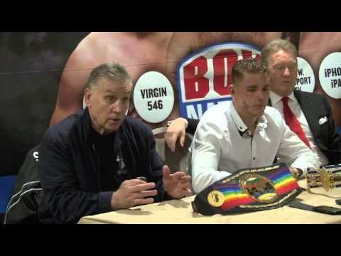 BILLY JOE SAUNDERS v NICK BLACKWELL POST-FIGHT PRESS CONFERENCE / iFILM LONDON