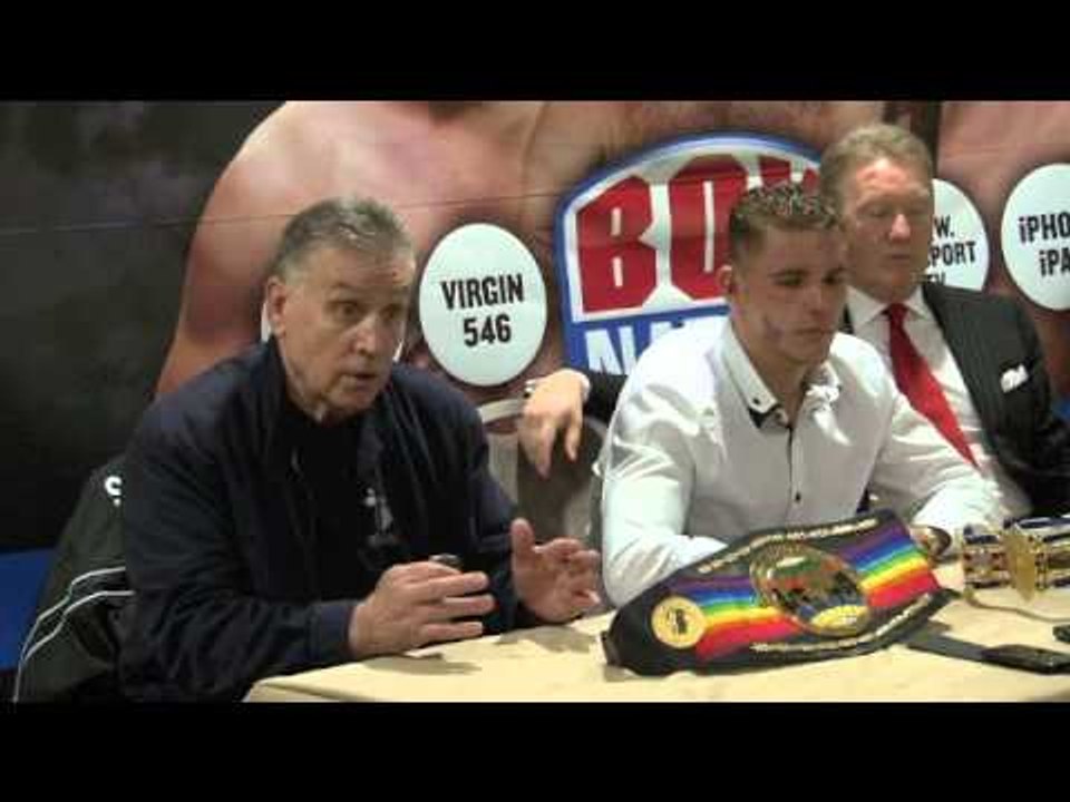 BILLY JOE SAUNDERS v NICK BLACKWELL POST-FIGHT PRESS CONFERENCE / iFILM LONDON