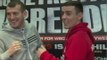 DERRY MATHEWS v ANTHONY CROLLA HEAD TO HEAD / & TONY BELLEW / THOMAS STALKER / iFILM LONDON