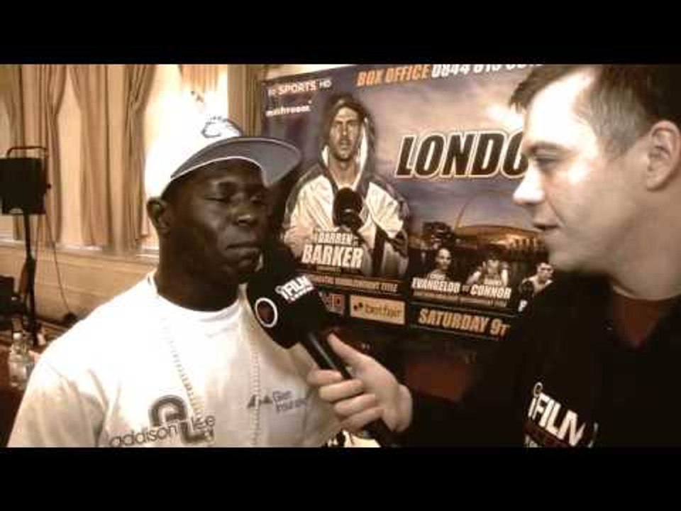 ERICK 'THE EAGLE' OCHIENG INTERVIEW FOR iFILM LONDON / LONDON'S FINEST PRESS CONFERENCE