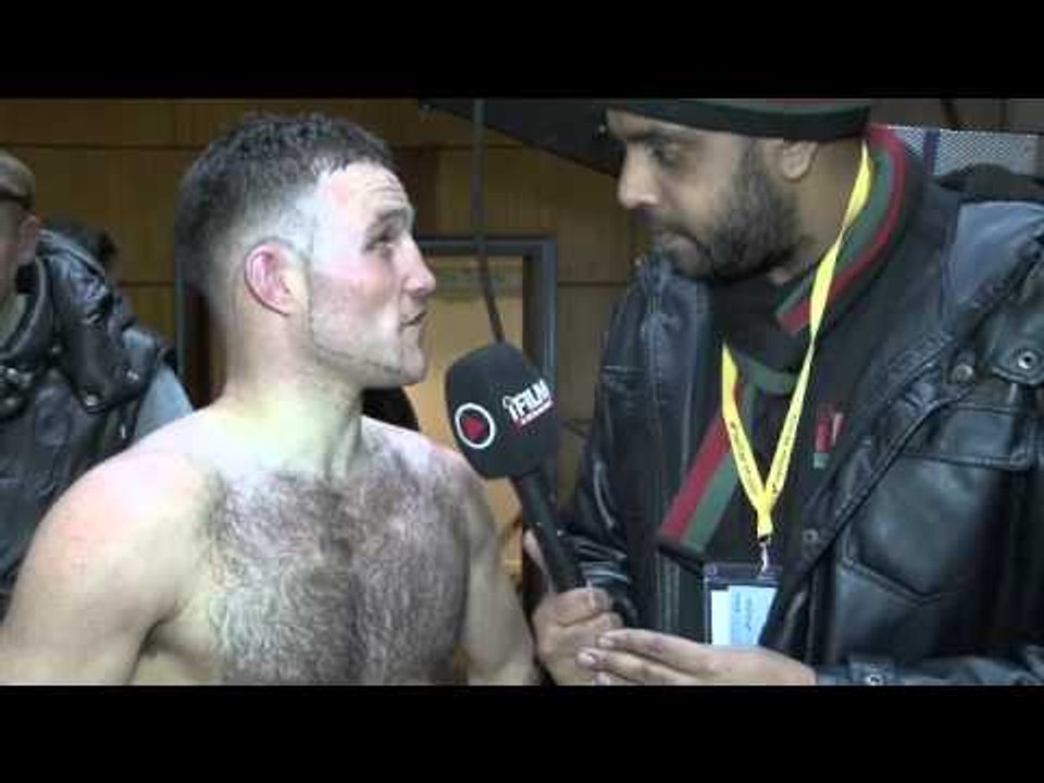GLENN FOOT (PRIZEFIGHTER CHAMPION) POST-FIGHT INTERVIEW FOR iFILM LONDON / WELTERWEIGHTS 3