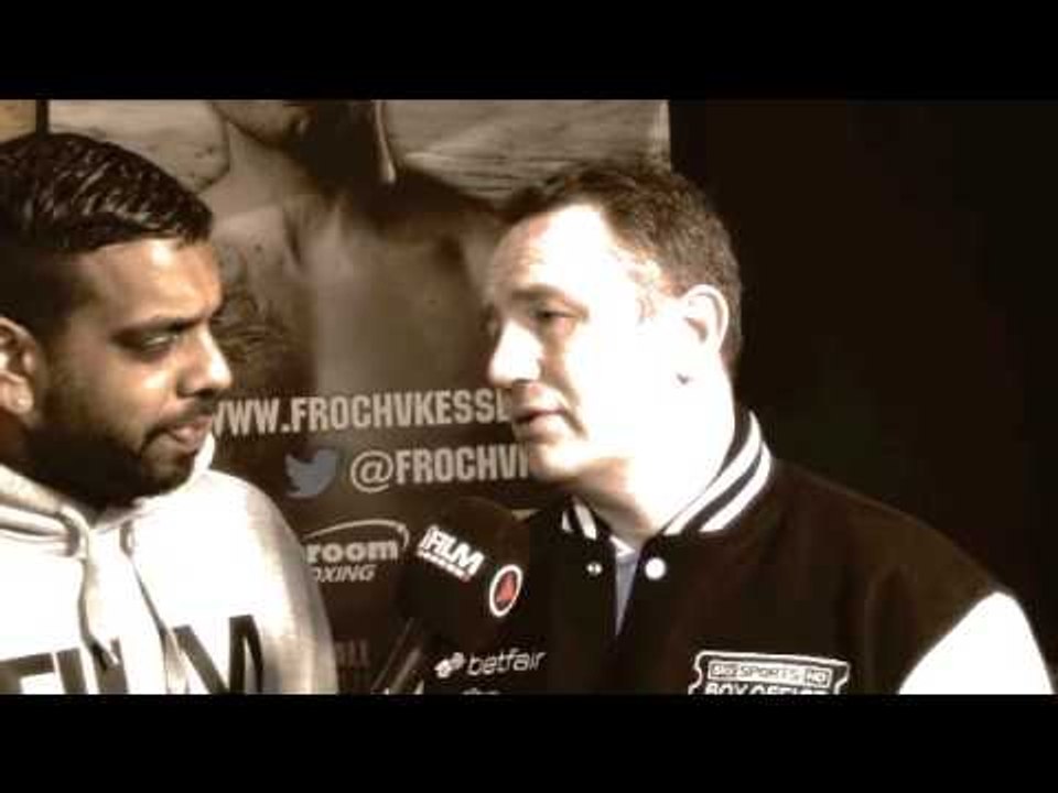 ROB McCRACKEN MBE TALKS FROCH v KESSLER 2 FOR iFILM LONDON / O2 PRESS CONFERENCE