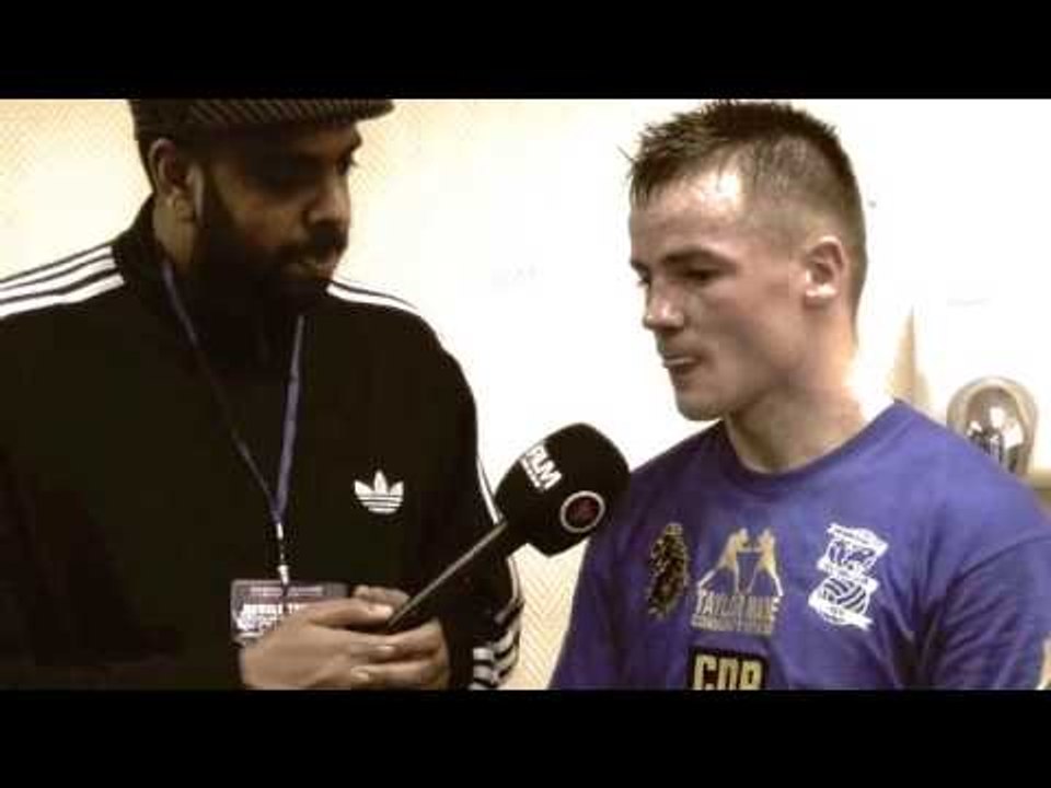 FRANKIE GAVIN POST-FIGHT INTERVIEW FOR iFILM LONDON / GAVIN v WELBORN