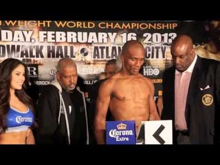 SAKIO BIKA v NIKOLA SJEKLOCA - OFFICIAL WEIGH-IN @ CAESARS (ATLANTIC CITY) / iFILM LONDON