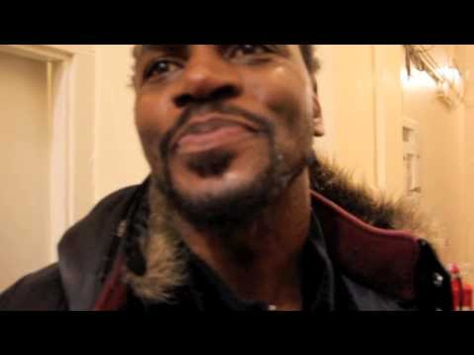 AUDLEY HARRISON (PRIZEFIGHTER CHAMPION) POST-FIGHT INTERVIEW FOR iFILM LONDON / 23RD FEB 2012