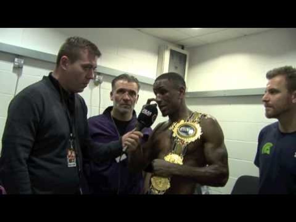 DARREN HAMILTON (INCLUDING FREESTYLE) POST FIGHT INTERVIEW FOR iFILM LONDON / HAMILTION v WILLIAMS