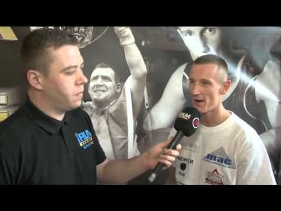 THOMAS STALKER (PRO-DEBUT) INTERVIEW FOR iFILM LONDON / STALKER v LAIGHT