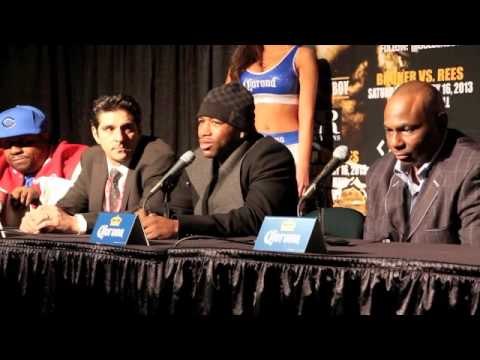 ADRIEN BRONER v GAVIN REES POST-FIGHT PRESS CONFERENCE (FULL & UNCUT) / iFILM LONDON