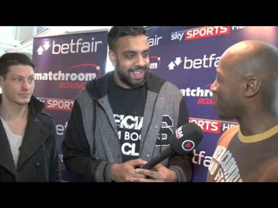 LIAM SHINKWIN & GARY LOGAN INTERVIEW FOR iFILM LONDON / SHINKWIN v TAYLOR (MARCH 9TH 2013)