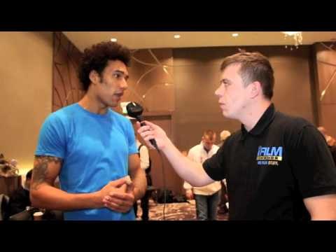 CHINA CLARKE POST WEIGH-IN INTERVIEW FOR iFILM LONDON / CAMACHO v CLARKE / LONDON'S FINEST