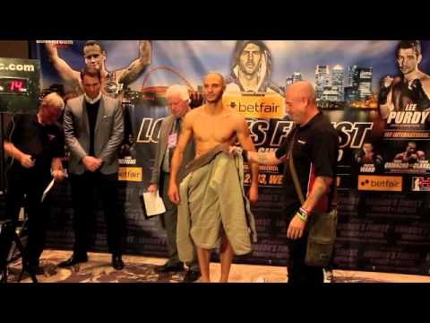 DANNY CASSIUS CONNOR v CHRIS EVANGELOU 2 - OFFICIAL WEIGH-IN / LONDON'S FINEST (WEMBLEY) / iFILM
