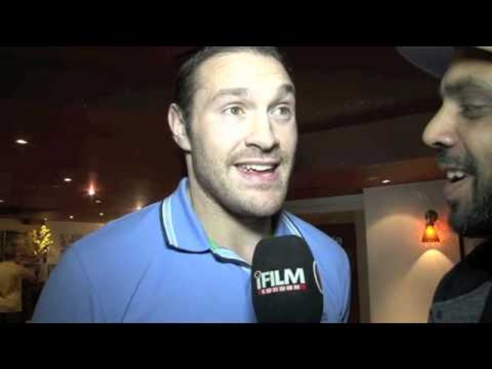 TYSON FURY CALLS OUT WLADIMIR KLITSCHKO & TALKS CUNNINGHAM, THOMPSON, HUGHIE FURY / iFILM LONDON