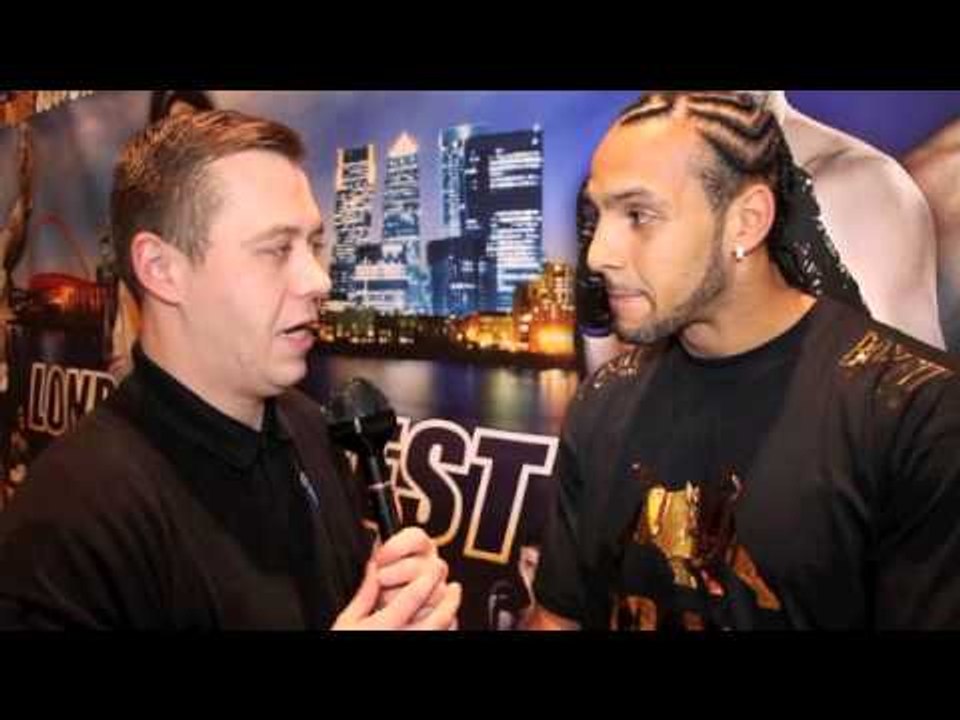 WADI CAMACHO WEIGH-IN INTERVIEW FOR iFILM LONDON / CAMACHO v CLAKE / LONDON'S FINEST (WEMBLEY)