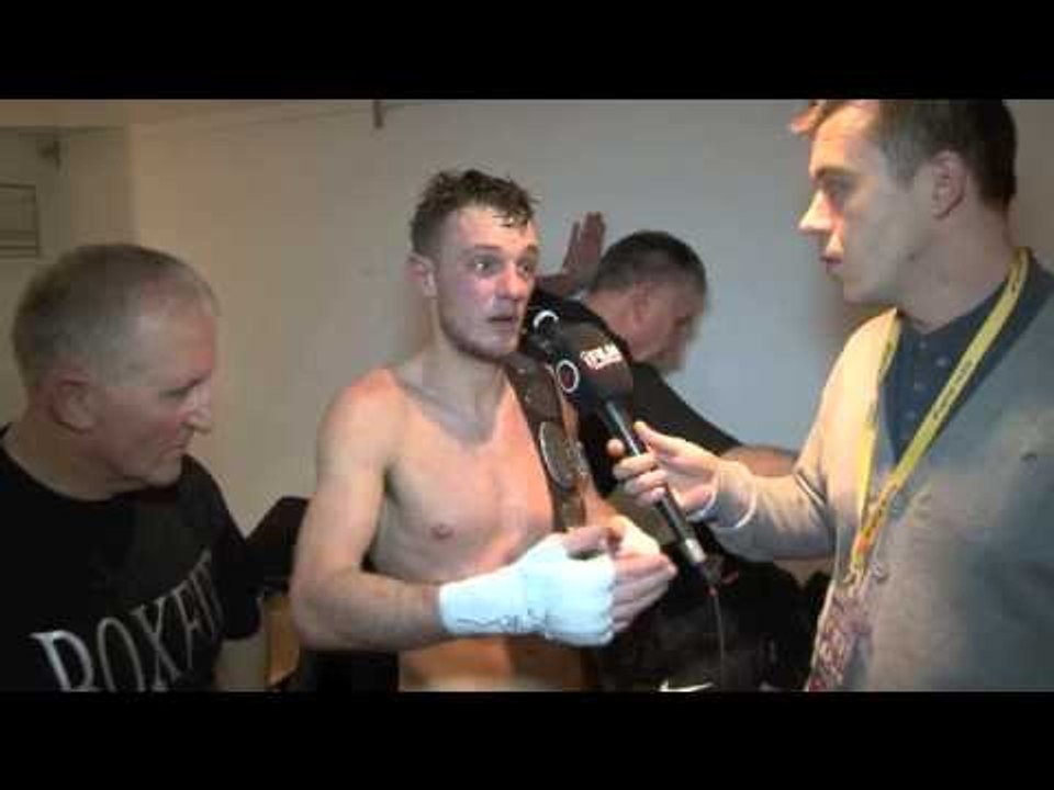DANNY CASSIUS CONNOR POST-FIGHT INTERVIEW FOR iFILM LONDON / CONNOR v EVANGELOU