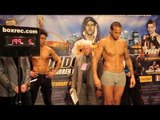 WADI CAMACHO v CHINA CLARKE - OFFICIAL WEIGH-IN / LONDON'S FINEST (WEMBLEY) / iFILM LONDON