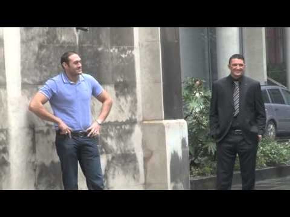 THE FURY COUSINS - TYSON FURY AND HUGHIE FURY / iFILM LONDON