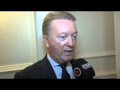 FRANK WARREN ON CLEVERLY, CHISORA, BURNS AND GROVES FOR iFILM LONDON / RULE BRITANNIA PRESS CONF.