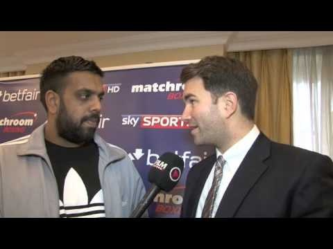 EDDIE HEARN TALKS RICKY BURNS, ADRIEN BRONER & PARODY ACCOUNTS / iFILM LONDON