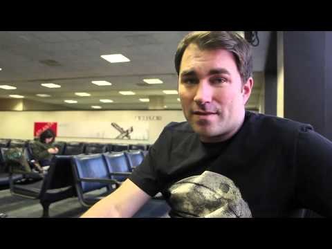 EDDIE HEARN ON GAVIN REES, ADRIEN BRONER & DEVON ALEXANDER / JFK AIRPORT - NEW YORK / iFILM LONDON