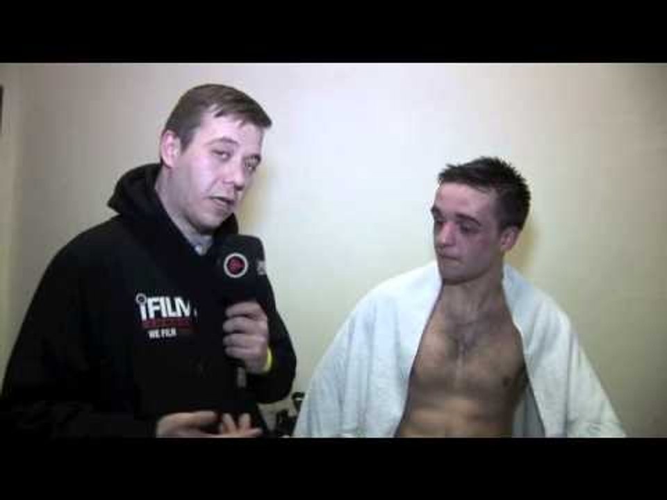 CHARLIE RICE POST-FIGHT INTERVIEW FOR iFILM LONDON / RICE v HAINES ...