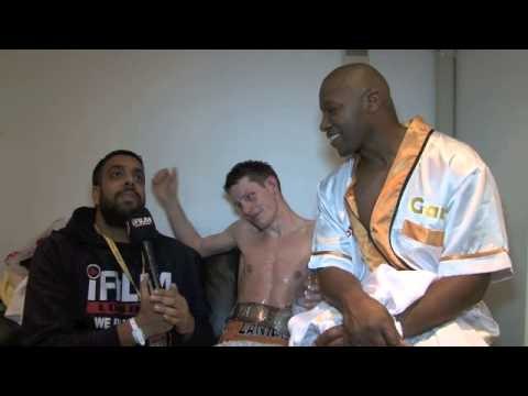 LIAM SHINKWIN (WITH GARY LOGAN) POST-FIGHT INTERVIEW FOR iFILM LONDON / SHINKWIN v TAYLOR