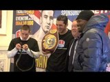 FRANK WARREN, DERECK CHISORA, NATHAN CLEVERLY & LIAM WALSH PHOTOCALL / iFILM LONDON