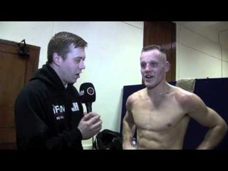JOE SMYTH POST-FIGHT INTERVIEW FOR iFILM LONDON / SMYTH v MACOVEI