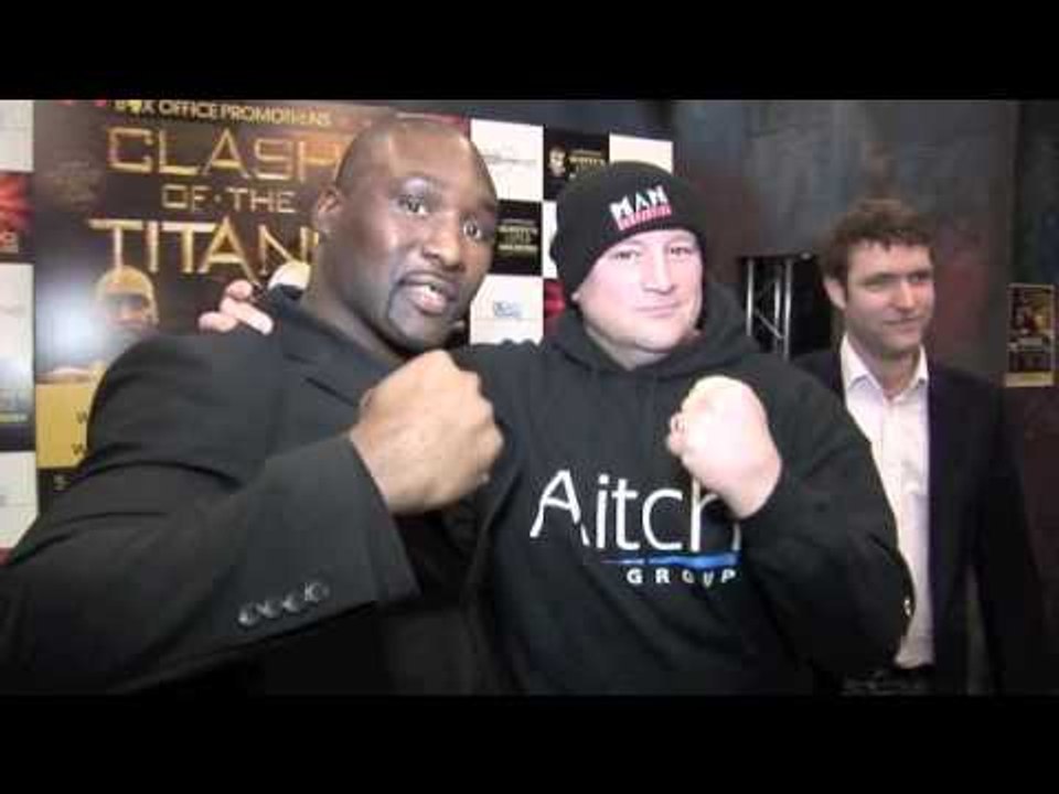 DANNY WILLIAMS v DOMINIC NEGUS HEAD TO HEAD @ PRESS CONFERENCE / JUNE 22 (2013) @ THE TROXY