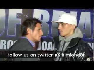 LEE SELBY v COREY McCONNELL HEAD TO HEAD @ FINAL PRESS CONFERENCE / iFILM LONDON