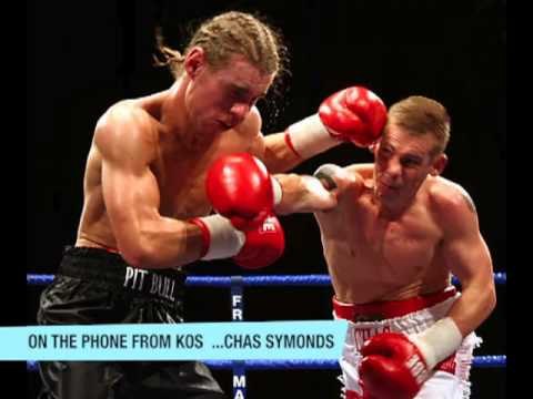 CHAS SYMONDS (FROM KOS, GREECE) TALKS UPCOMING FIGHT WITH STEVE O'MEARA - iFILM LONDON