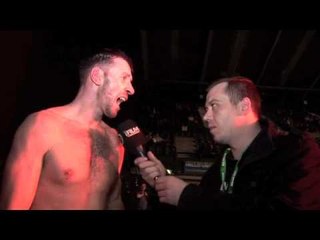 ENZO MACCARINELLI POST-FIGHT INTERVIEW FOR iFILM LONDON / MACCARINELLI v  WILD