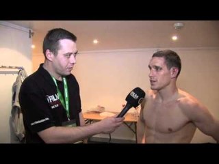 LIAM WALSH POST-FIGHT INTERVIEW FOR iFILM LONDON / WALSH v HARRISON / RULE BRITANNIA