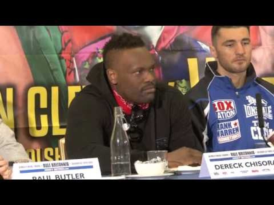 NATHAN CLEVERLY v ROBIN KRASNIQI / CHISORA / HARRISON v WALSH FULL PRESS CONFERENCE / RULE BRITANNIA