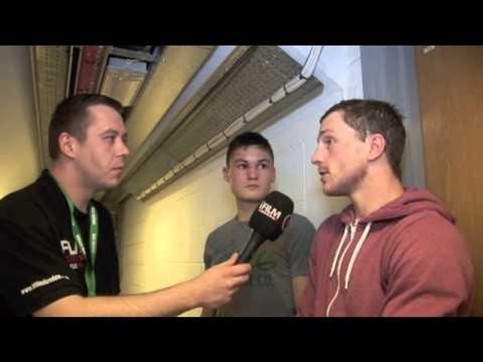 JOHN THAIN (WITH RYAN TOMS) POST-FIGHT INTERVIEW FOR iFILM LONDON / THAIN v TOMS / RULE BRITANNIA