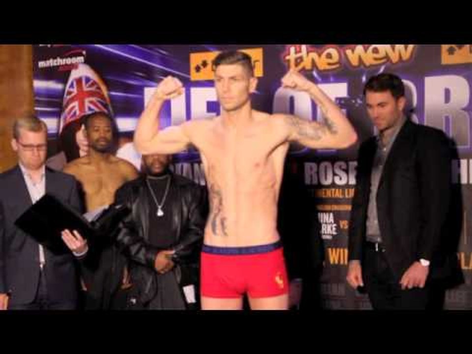 BRIAN ROSE v JOACHIM ALCINE - OFFICIAL WEIGH IN (BLACKPOOL) / THE NEW LIFE OF BRIAN