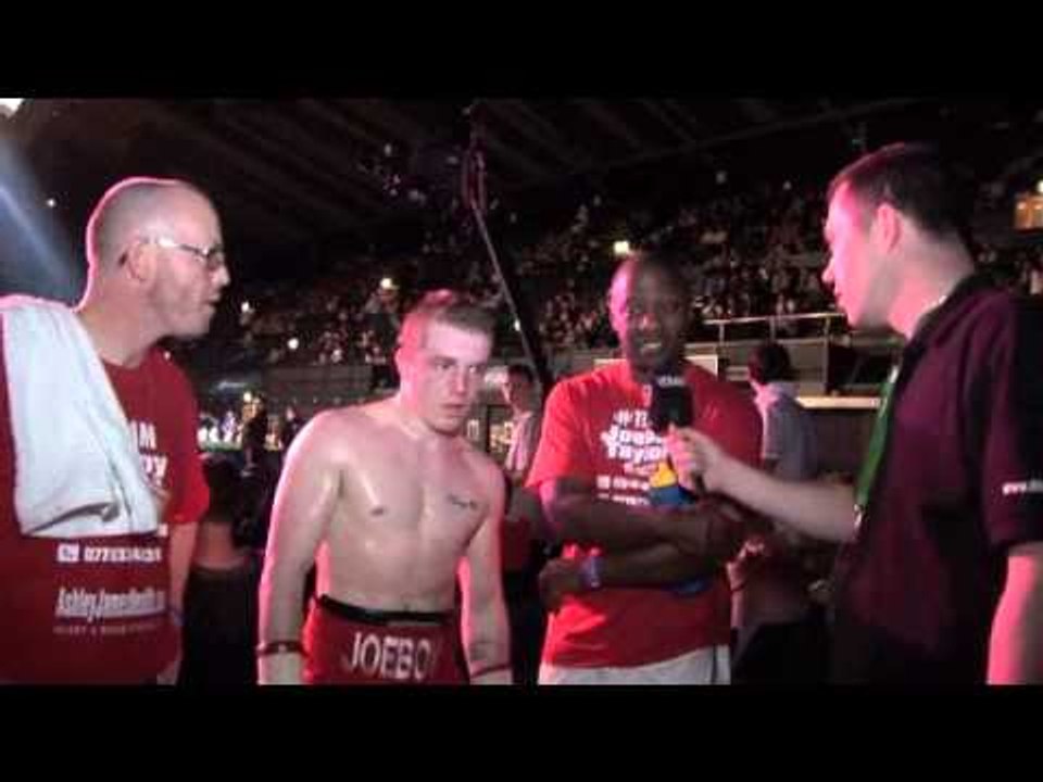 JOEY TAYLOR (& TEAM TAYLOR) POST FIGHT INTERVIEW FOR iFILM LONDON / TAYLOR v RAZAK