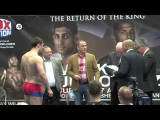DAVID ALLEN v DEYAN MIHAILOV - OFFICIAL WEIGH IN / iFILM LONDON / THE RETURN OF THE KING