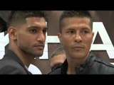 AMIR KHAN v JULIO DIAZ HEAD-TO-HEAD @ PRESS CONFERENCE  THE RETURN OF THE KING / iFILM LONDON