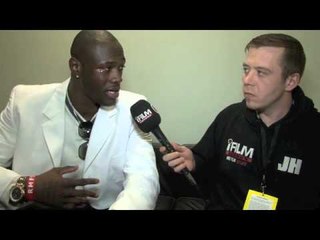 DEONTAY WILDER POST-FIGHT INTERVIEW FOR iFILM LONDON / WILDER v HARRISON