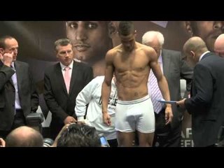 ANTHONY OGOGO PROFESSIONAL DEBUT WEIGH-IN / iFILM LONDON / OGOGO v GRAY
